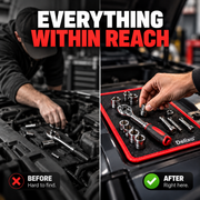Delixo™ 3-Zone Magnetic Tool Mat Set